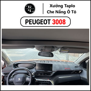 Thảm taplo xe Peugeot 3008 - Nhung Cừu Cao Cấp - Tl Auto