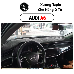 Thảm taplo xe Audi A6 2019-2023 - Nhung Cừu Cao Cấp - Tl Auto