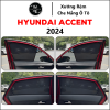 Rèm Che Nắng Ô Tô Nam Châm Hyundai Accent - Thiết Kế Chuẩn Form - TL Auto