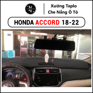 Thảm taplo xe Honda Accord 2018-2022 - Nhung Cừu Cao Cấp - Tl Auto