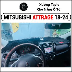 Thảm taplo xe Mitsubushi Attrage 2018-2024 - Nhung Cừu Cao Cấp - Tl Auto