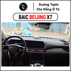 Thảm taplo xe Baic Beijing X7 - Nhung Cừu Cao Cấp - Tl Auto