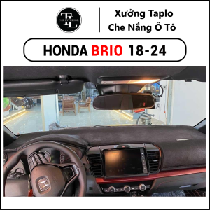 Thảm taplo xe Honda Brio 2018-2024 - Nhung Cừu Cao Cấp - Tl Auto