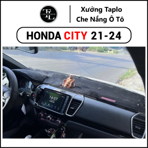 Thảm taplo xe Honda City 2021-2024 - Nhung Cừu Cao Cấp - Tl Auto