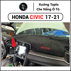 Thảm taplo xe Honda Civic 2017-2021 - Nhung Cừu Cao Cấp - Tl Auto