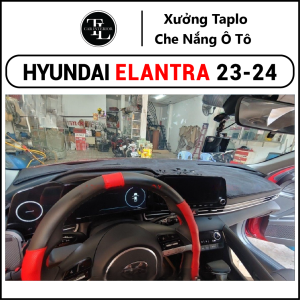 Thảm taplo xe Hyundai Elantra 2023-2024 - Nhung Cừu Cao Cấp - Tl Auto