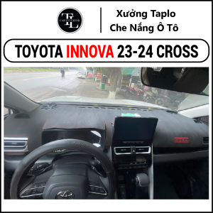 Thảm taplo xe Toyota Innova 2023-2024 cross - Nhung Cừu Cao Cấp - Tl Auto