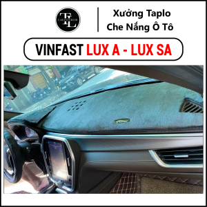 Thảm taplo xe Vinfast Lux a+sa  - Nhung Cừu Cao Cấp - Tl Auto