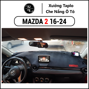 Thảm taplo xe Mazda 2 2016-2024 - Nhung Cừu Cao Cấp - Tl Auto