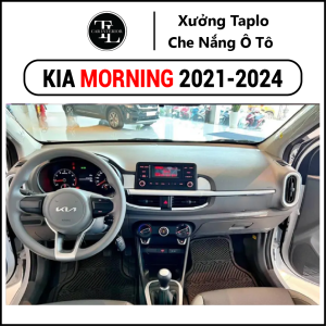 Thảm taplo xe Kia Morning 2021-2024 - Nhung Cừu Cao Cấp - Tl Auto