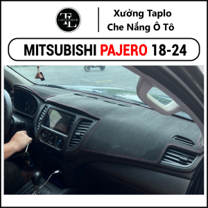 Thảm taplo xe Mitsubushi Pajero 2018-2024 - Nhung Cừu Cao Cấp - Tl Auto