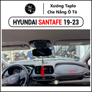 Thảm taplo xe Hyundai Santafe 2019-2023 - Nhung Cừu Cao Cấp - Tl Auto