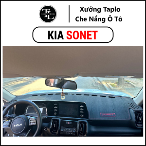 Thảm taplo xe Kia Sonet - Nhung Cừu Cao Cấp - Tl Auto