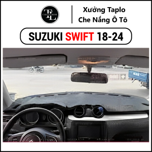Thảm taplo xe Suzuki Swift 2018-2024 - Nhung Cừu Cao Cấp - Tl Auto