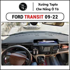 Thảm taplo xe Ford Transit 2009-2022 - Nhung Cừu Cao Cấp - Tl Auto