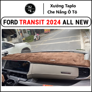 Thảm taplo xe Ford Transit 2024 all new - Nhung Cừu Cao Cấp - Tl Auto