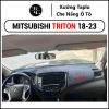 Thảm taplo xe Mitsubushi Triton 2018-2023 - Nhung Cừu Cao Cấp - Tl Auto