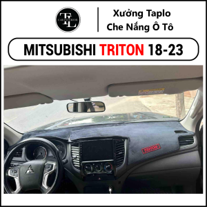 Thảm taplo xe Mitsubushi Triton 2018-2023 - Nhung Cừu Cao Cấp - Tl Auto