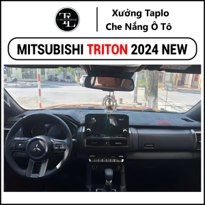 Thảm taplo xe Mitsubushi Triton 2024 new - Nhung Cừu Cao Cấp - Tl Auto