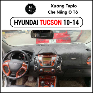 Thảm taplo xe Hyundai Tucson 2010-2014 - Nhung Cừu Cao Cấp - Tl Auto