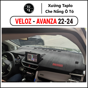Thảm taplo xe Toyota Veloz+Avanza 2022-2024 - Nhung Cừu Cao Cấp - Tl Auto