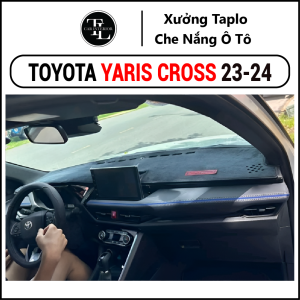 Thảm taplo xe Toyota Yaris Cross 2023-2024 - Nhung Cừu Cao Cấp - Tl Auto