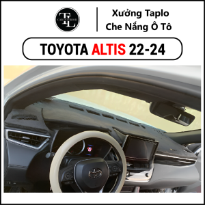 Thảm taplo xe Toyota Altis 2022-2024 - Nhung Cừu Cao Cấp - Tl Auto