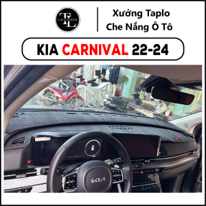 Thảm taplo xe Kia Canival 2022-2024 - Nhung Cừu Cao Cấp - Tl Auto