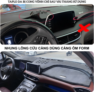 Thảm taplo tuyết nhung