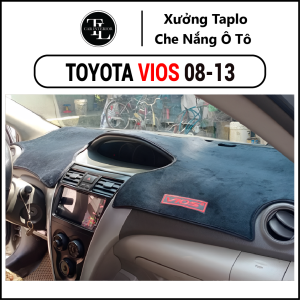 Thảm taplo xe Toyota Vios 2008-2013 - Nhung Cừu Cao Cấp - Tl Auto
