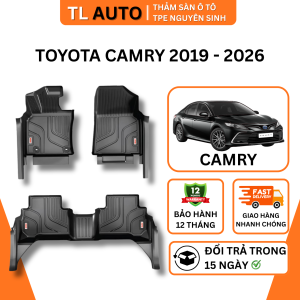 Thảm lót sàn ô tô TPE Toyota Camry – Chuẩn form, bền bỉ, dễ vệ sinh
