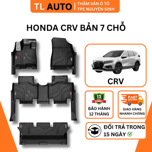 Thảm lót sàn ô tô TPE Honda Crv bản 7 chỗ
