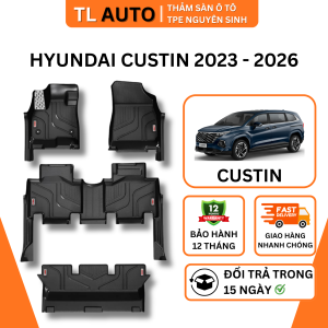 Thảm lót sàn ô tô TPE Hyundai Custin