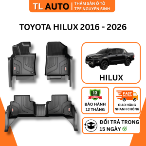 Thảm lót sàn ô tô TPE Toyota Hilux