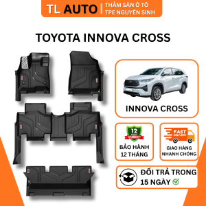 Thảm lót sàn ô tô TPE Toyota Innova Cross