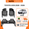 Thảm lót sàn ô tô TPE Toyota Vios