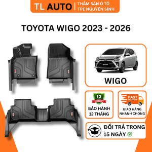 Thảm lót sàn ô tô TPE Toyota Wigo