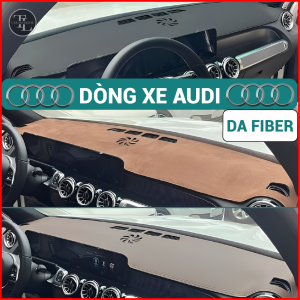 Thảm taplo da Fiber Audi bền đẹp, chuẩn form từng dòng xe