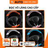 Bọc Vô Lăng Carbon 3 Sọc Phối Da PU Cao Cấp