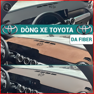 Thảm taplo da Fiber Toyota bền đẹp, chuẩn form từng dòng xe